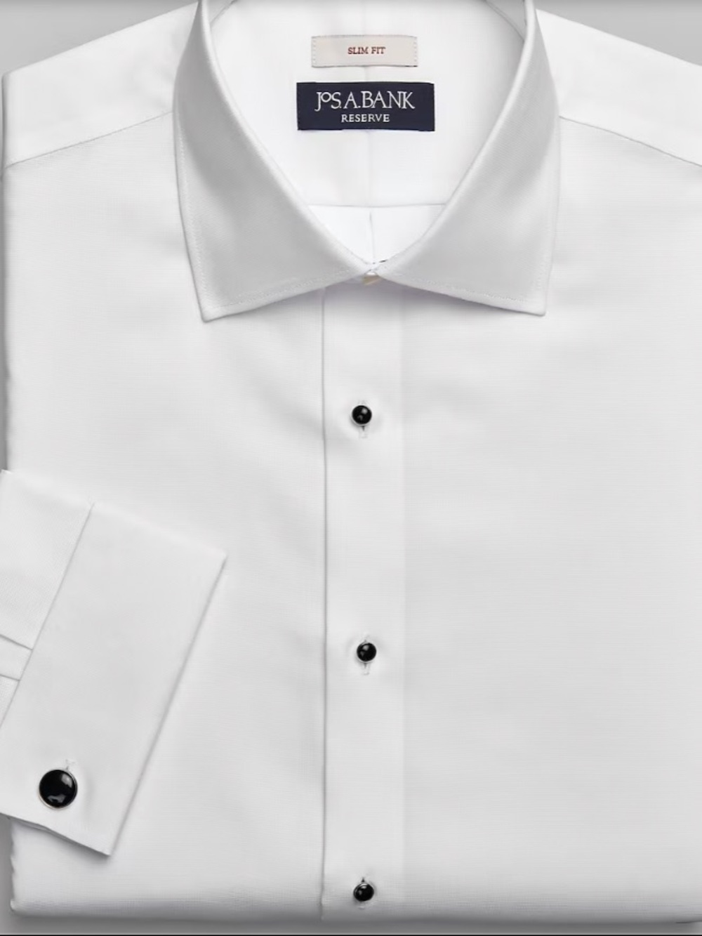 Jos. A. Bank Reserve Collection Slim Fit Spread Collar French Cuff Dress Shirt